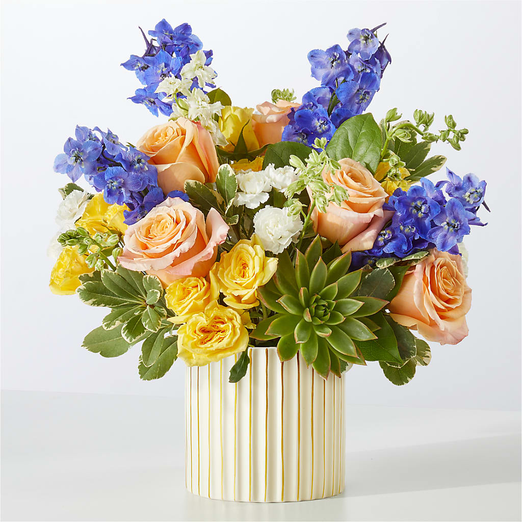 Cobalt Reverie Bouquet – Flowers The Bouquet Of Roses, Tampa FL