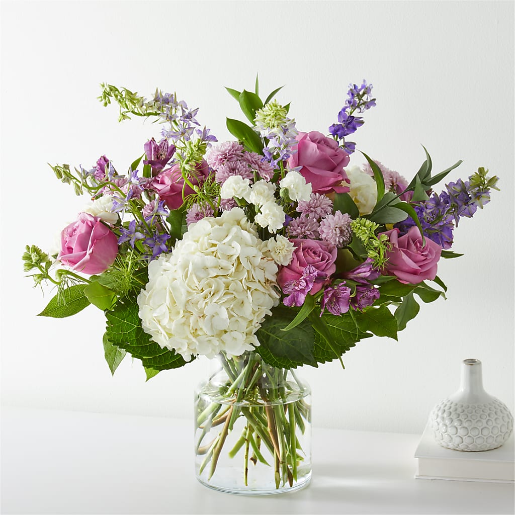 Violet Caress Bouquet – Flowers The Bouquet Of Roses, Tampa FL