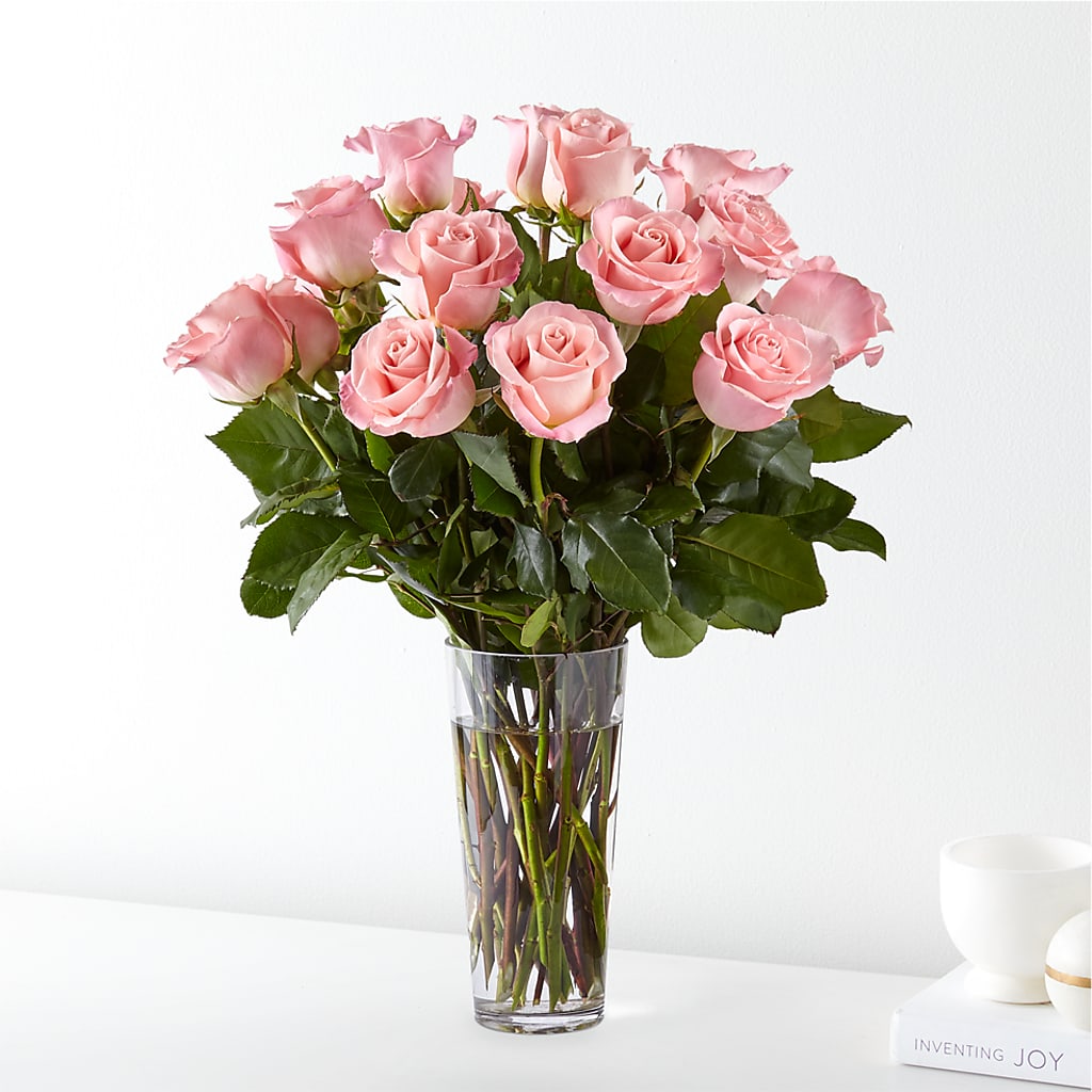Long Stem Pink Rose Bouquet – Flowers The Bouquet Of Roses, Tampa FL