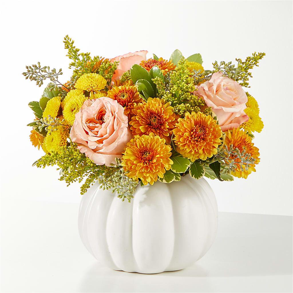Peachy Pumpkin – Flowers The Bouquet Of Roses, Tampa FL