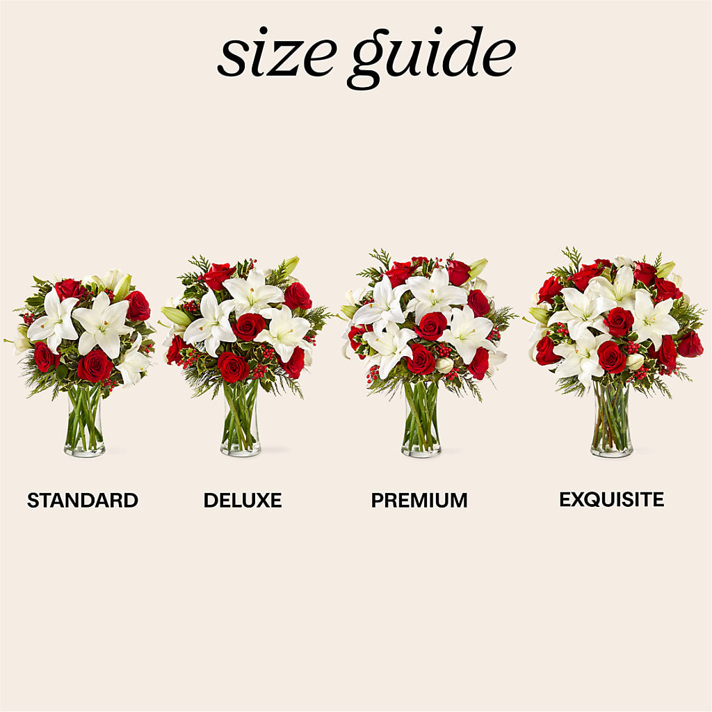 Sparkling Snowflakes Bouquet – Flowers The Bouquet Of Roses, Tampa FL
