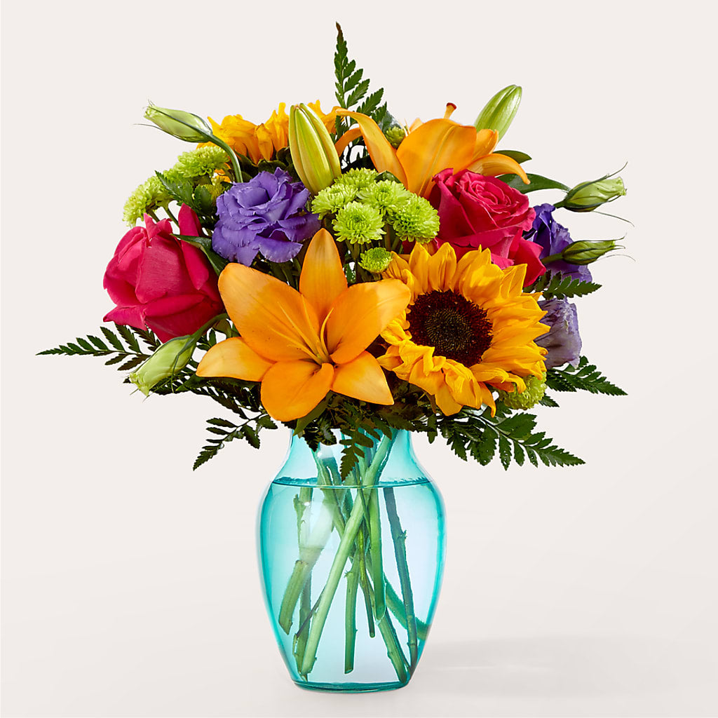 Double Rainbow Bouquet – Flowers The Bouquet Of Roses, Tampa FL