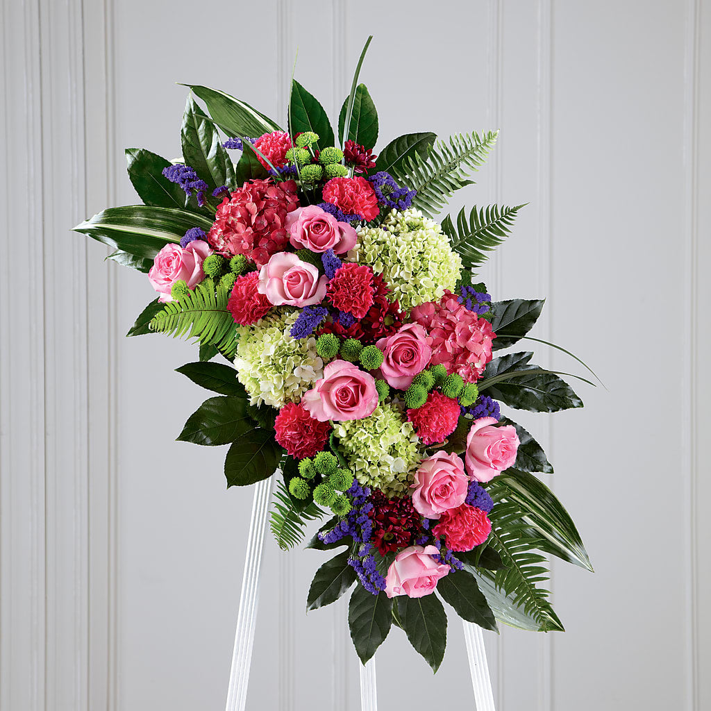 Refreshing Mix Standing Spray – Flowers The Bouquet Of Roses, Tampa FL