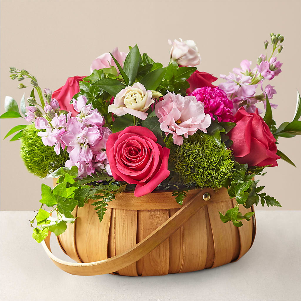 Radiance in Bloom Basket – Flowers The Bouquet Of Roses, Tampa FL