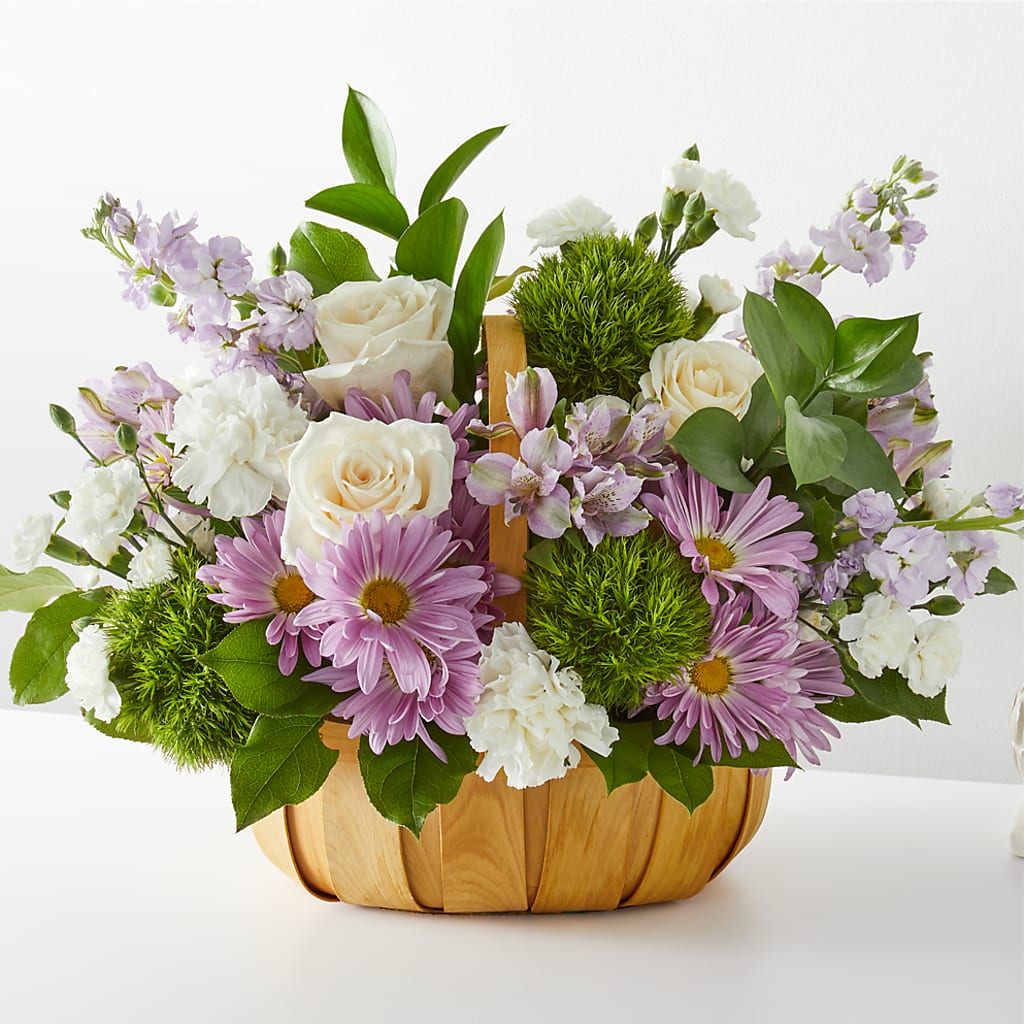 Peace & Love Basket – Flowers The Bouquet Of Roses, Tampa FL
