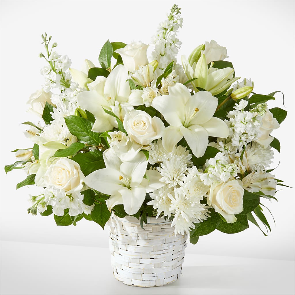 Peaceful Reflections Arrangement – Flowers The Bouquet Of Roses, Tampa FL