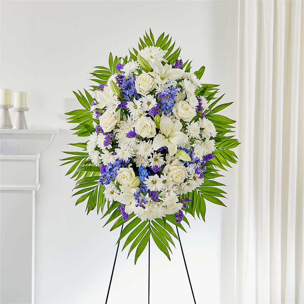 At Rest Standing Spray – Flowers The Bouquet Of Roses, Tampa FL