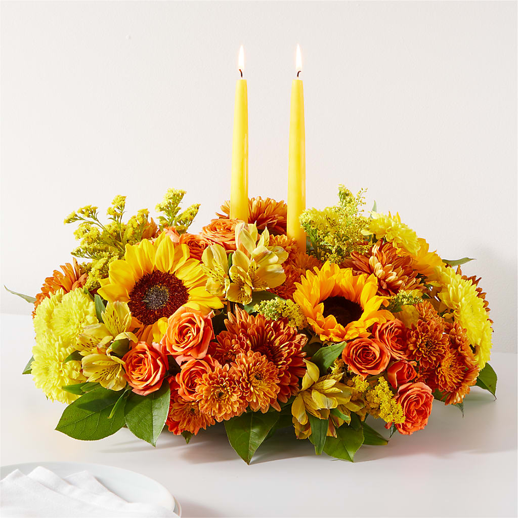 Autumn Harmony Centerpiece – Flowers The Bouquet Of Roses, Tampa FL