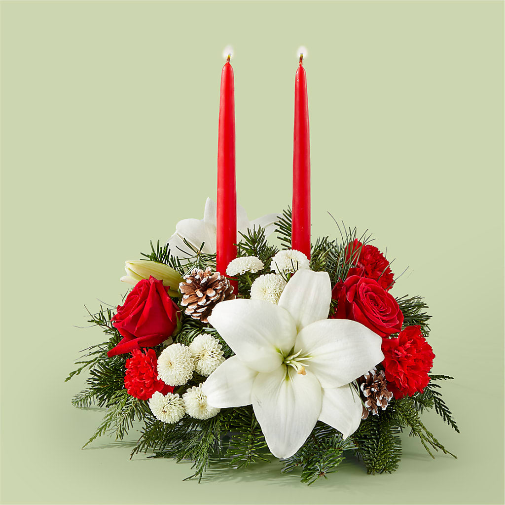 Seasonal Festivities Centerpiece – Flowers The Bouquet Of Roses, Tampa FL
