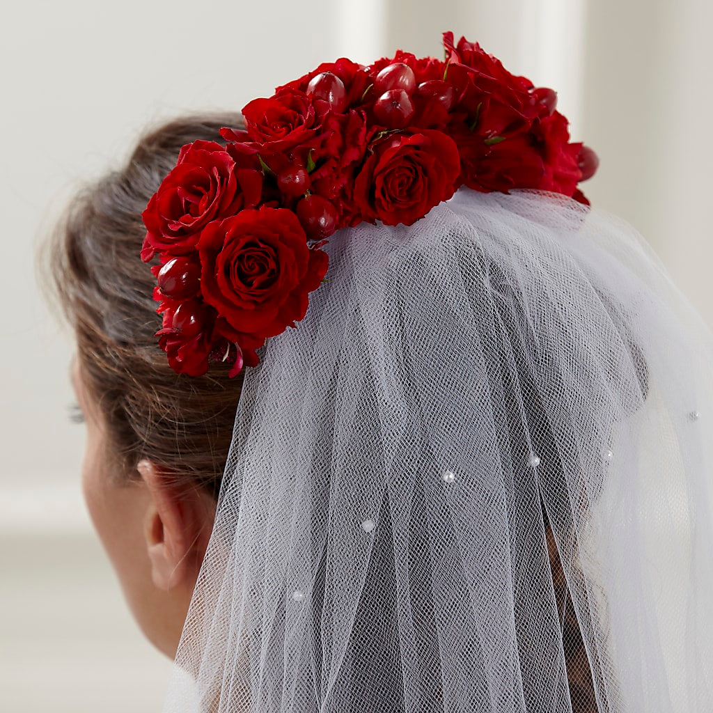 Heart's Happiness Hair Decor – Flowers The Bouquet Of Roses, Tampa FL