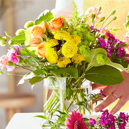 Bold & Bright – A Florist Original –  Flowers The Bouquet Of Roses, Tampa FL