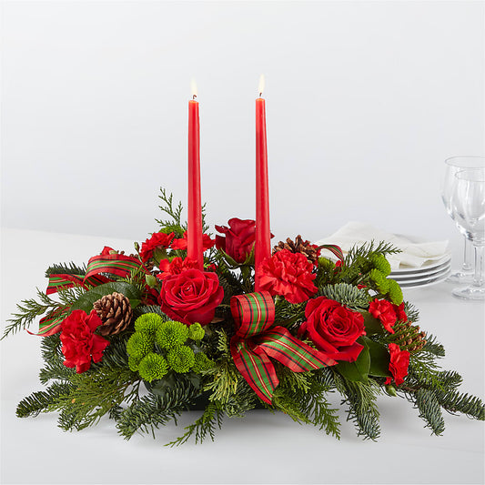 By the Candlelight Centerpiece –  Flowers The Bouquet Of Roses, Tampa FL