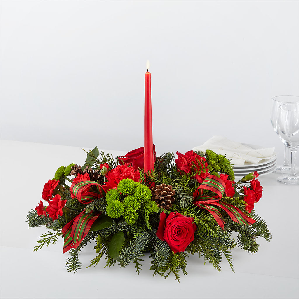 By the Candlelight Centerpiece –  Flowers The Bouquet Of Roses, Tampa FL