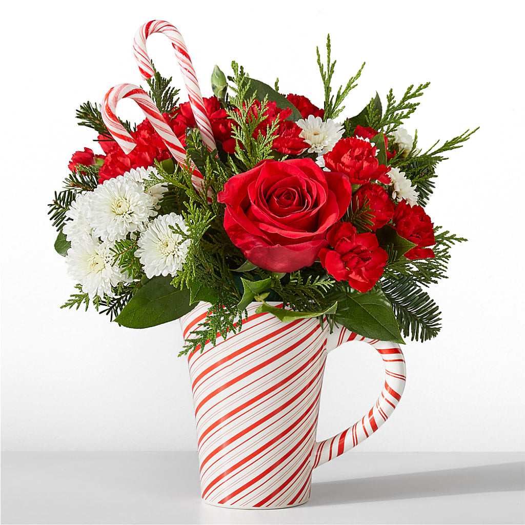 Peppermint Swirl Mug –  Flowers The Bouquet Of Roses, Tampa FL