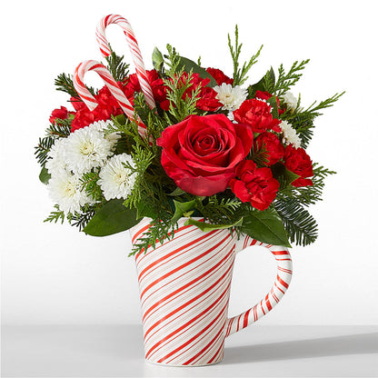 Peppermint Swirl Mug –  Flowers The Bouquet Of Roses, Tampa FL