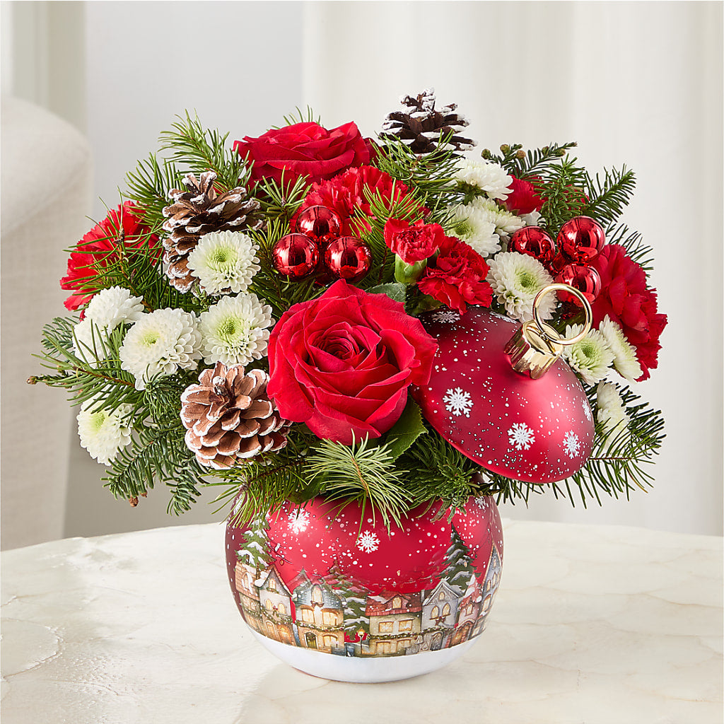 Christmas Carols Ornament –  Flowers The Bouquet Of Roses, Tampa FL