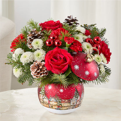 Christmas Carols Ornament –  Flowers The Bouquet Of Roses, Tampa FL