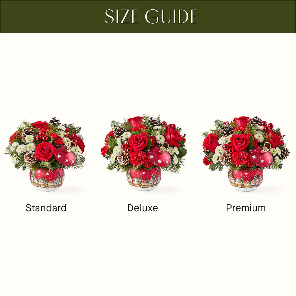 Christmas Carols Ornament –  Flowers The Bouquet Of Roses, Tampa FL