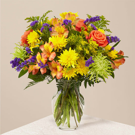 Marmalade Skies Bouquet –  Flowers The Bouquet Of Roses, Tampa FL