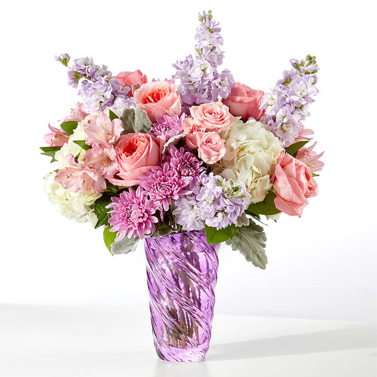 Silver Lining Bouquet –  Flowers The Bouquet Of Roses, Tampa FL