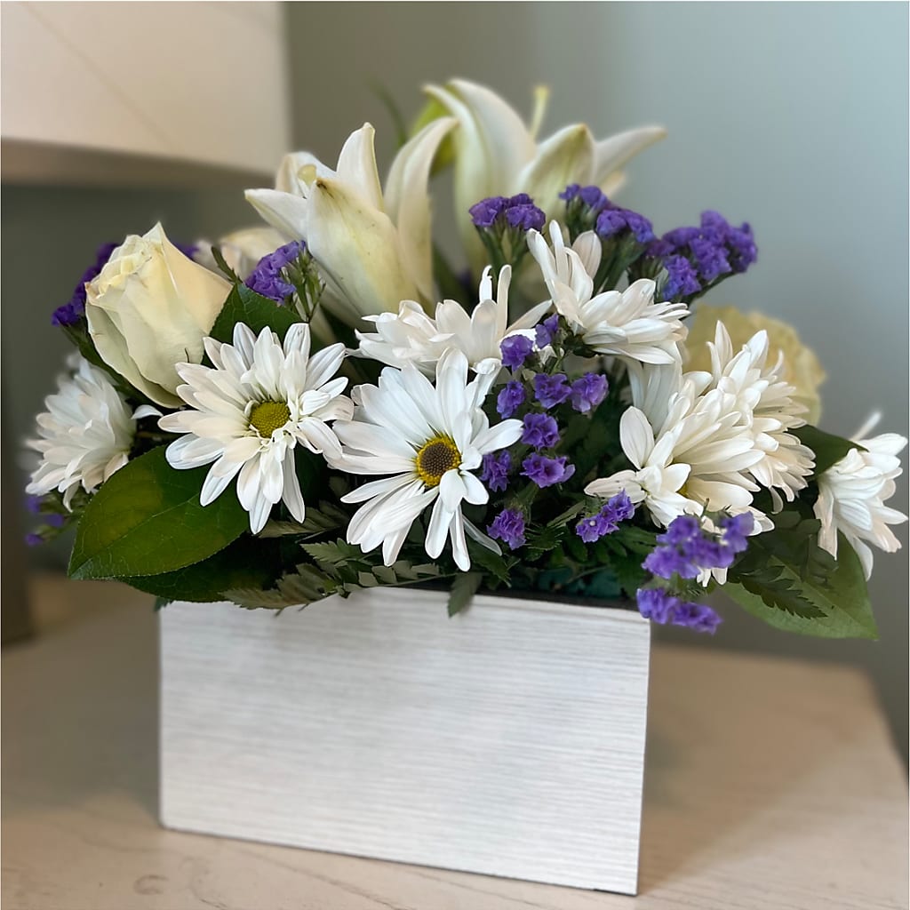 Beyond Blue Box Bouquet –  Flowers The Bouquet Of Roses, Tampa FL