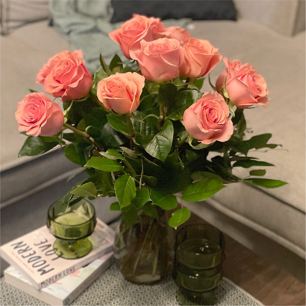 Long Stem Pink Rose Bouquet –  Flowers The Bouquet Of Roses, Tampa FL