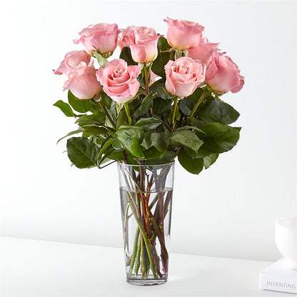 Long Stem Pink Rose Bouquet –  Flowers The Bouquet Of Roses, Tampa FL