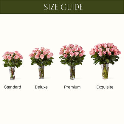 Long Stem Pink Rose Bouquet –  Flowers The Bouquet Of Roses, Tampa FL