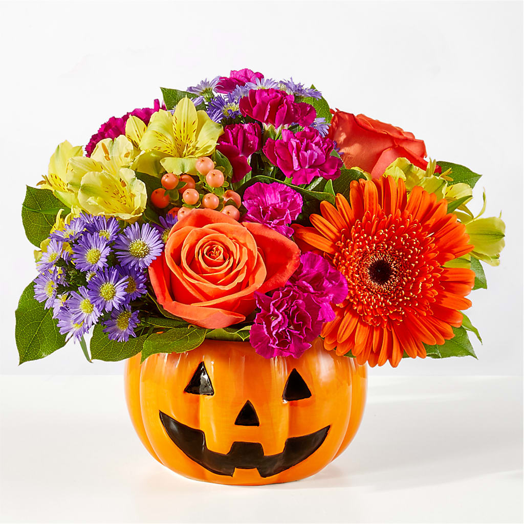 Tricks & Treats Pumpkin –  Flowers The Bouquet Of Roses, Tampa FL