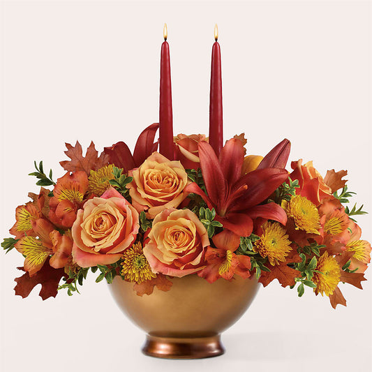 Harvest Table Centerpiece –  Flowers The Bouquet Of Roses, Tampa FL