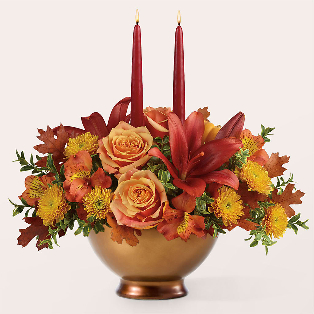 Harvest Table Centerpiece –  Flowers The Bouquet Of Roses, Tampa FL