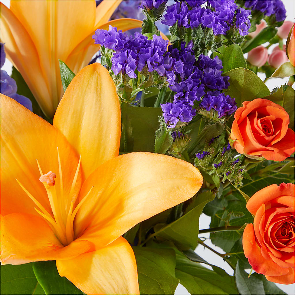 Radiant Citrus Bouquet –  Flowers The Bouquet Of Roses, Tampa FL