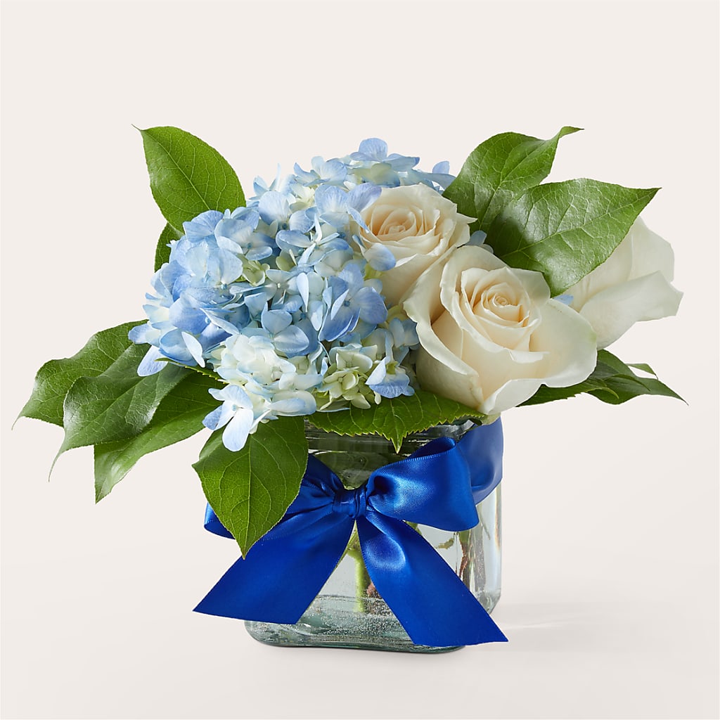 Sky Blue Delight Bouquet –  Flowers The Bouquet Of Roses, Tampa FL