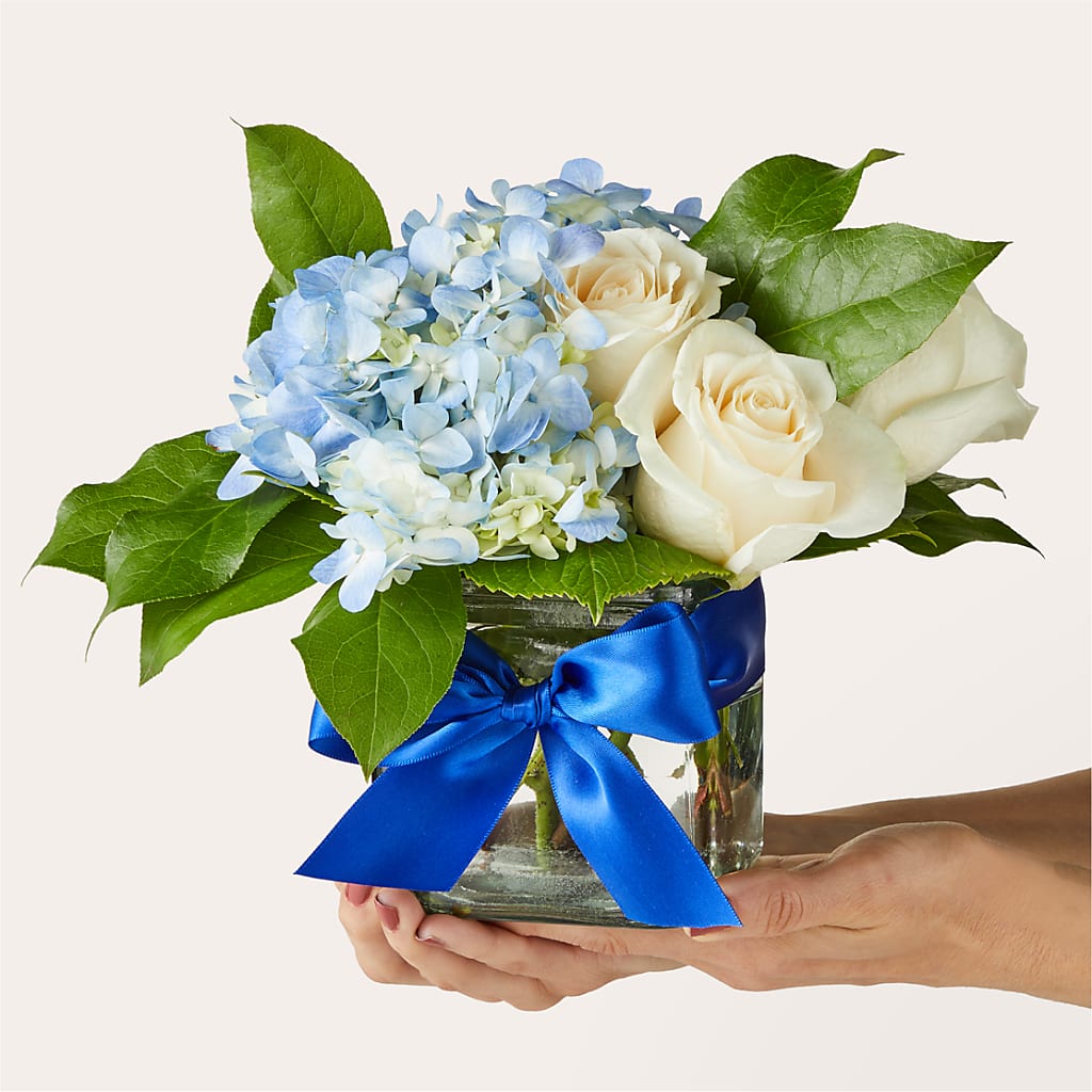 Sky Blue Delight Bouquet –  Flowers The Bouquet Of Roses, Tampa FL