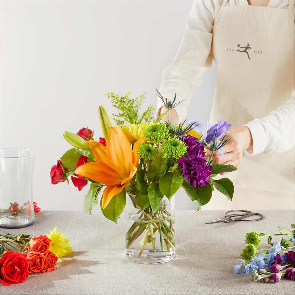 Summer Spectra - A Florist Original –  Flowers The Bouquet Of Roses, Tampa FL