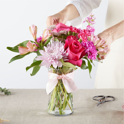 Pink Ribbon - A Florist Original –  Flowers The Bouquet Of Roses, Tampa FL