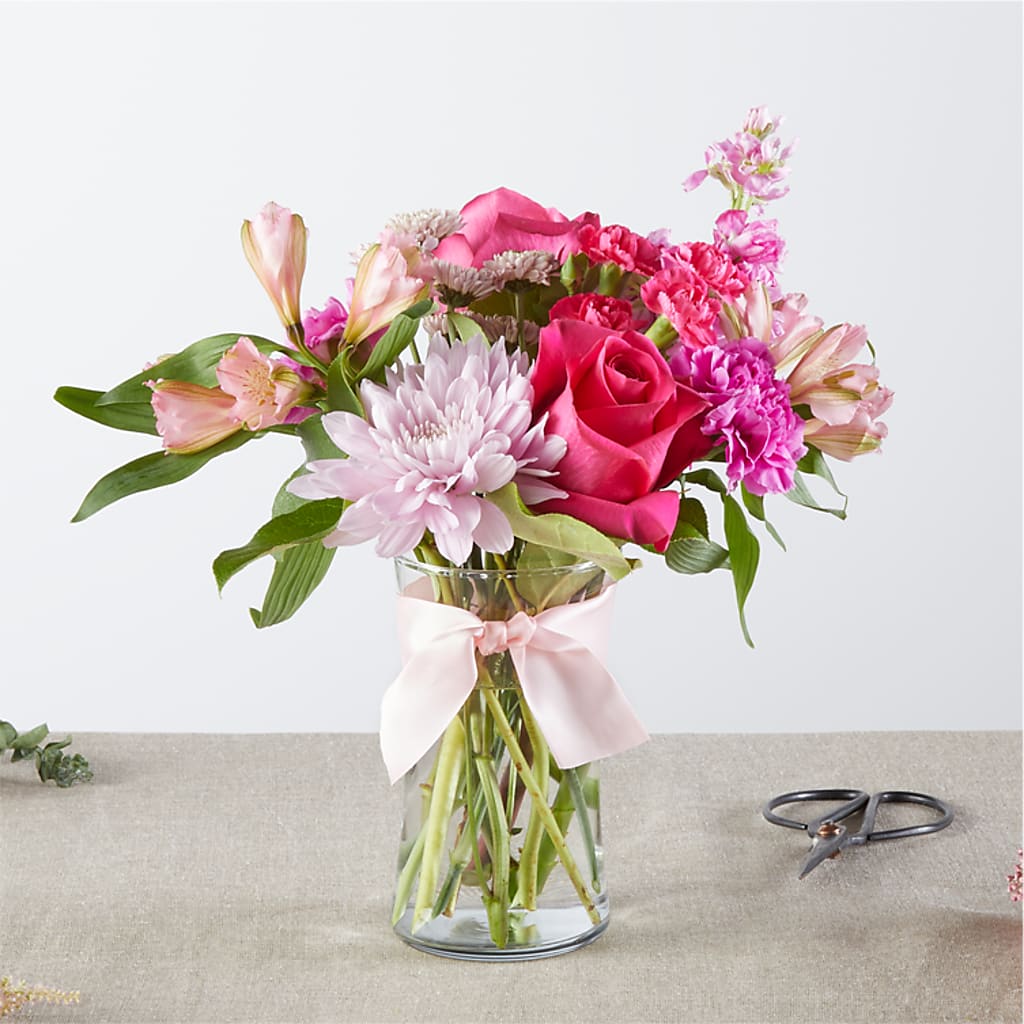 Pink Ribbon - A Florist Original –  Flowers The Bouquet Of Roses, Tampa FL