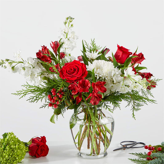 Merry Moment Bouquet – A Florist Original –  Flowers The Bouquet Of Roses, Tampa FL