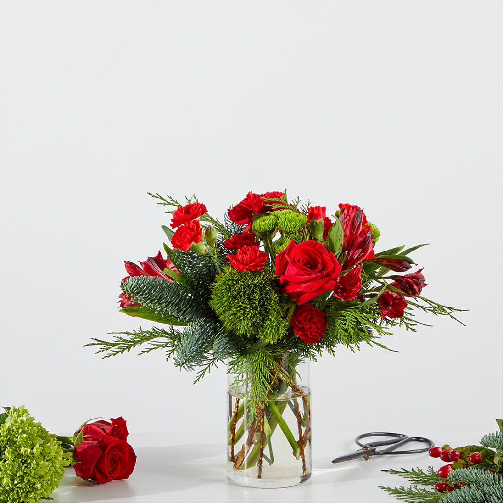 Merry Moment Bouquet – A Florist Original –  Flowers The Bouquet Of Roses, Tampa FL