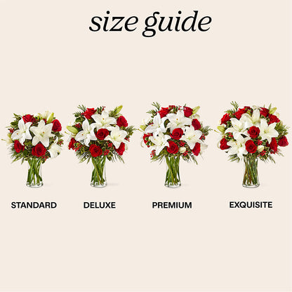 Sparkling Snowflakes Bouquet –  Flowers The Bouquet Of Roses, Tampa FL