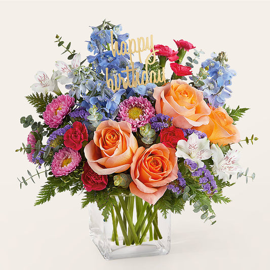 Birthday Bash Bouquet –  Flowers The Bouquet Of Roses, Tampa FL
