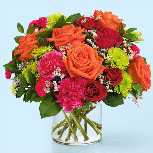Colorful Carnival Bouquet –  Flowers The Bouquet Of Roses, Tampa FL
