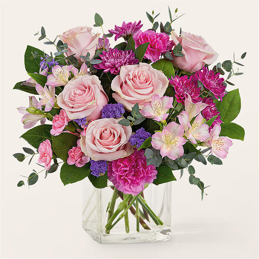 Rosy Radiance Bouquet –  Flowers The Bouquet Of Roses, Tampa FL