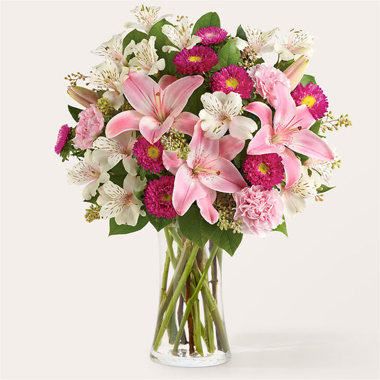 Feeling Fuchsia Bouquet –  Flowers The Bouquet Of Roses, Tampa FL