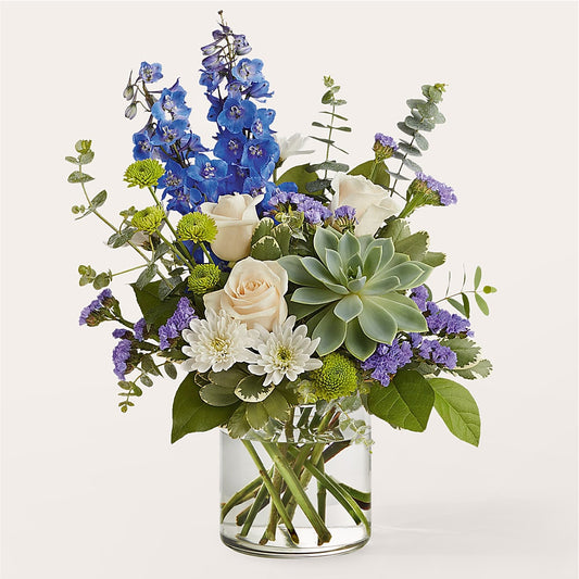 Cerulean Waves Bouquet –  Flowers The Bouquet Of Roses, Tampa FL
