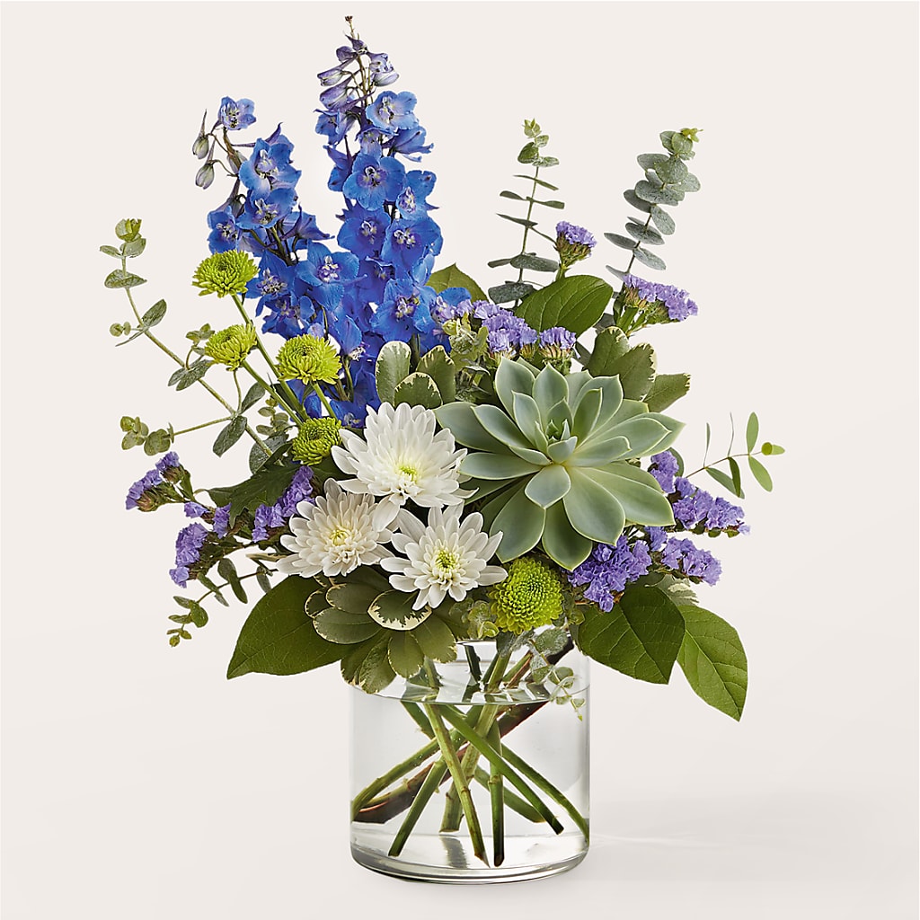 Cerulean Waves Bouquet –  Flowers The Bouquet Of Roses, Tampa FL