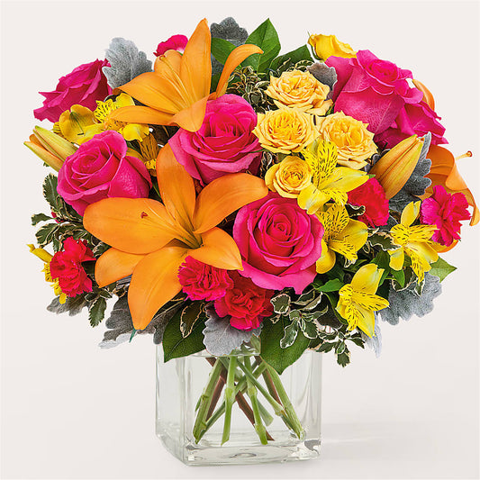 To the Tropics Bouquet –  Flowers The Bouquet Of Roses, Tampa FL