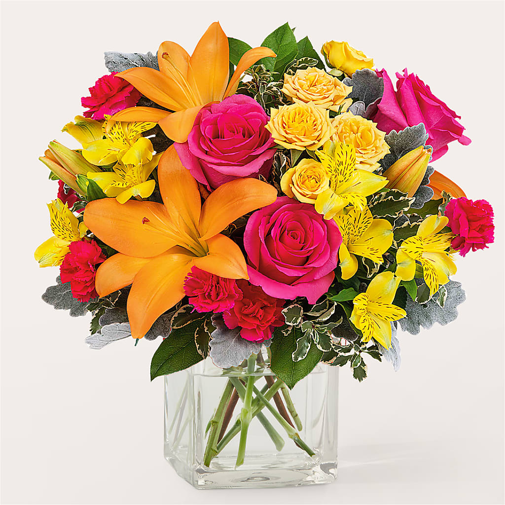 To the Tropics Bouquet –  Flowers The Bouquet Of Roses, Tampa FL