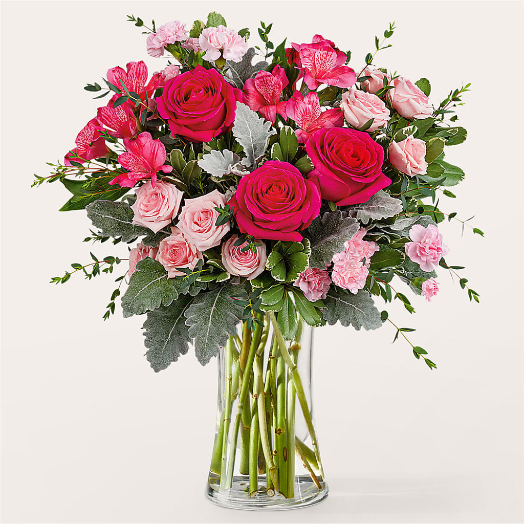 Tickled Pink Bouquet –  Flowers The Bouquet Of Roses, Tampa FL