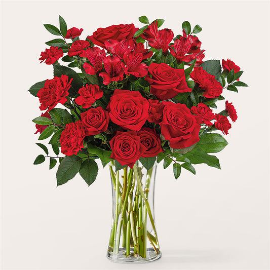 Brilliant Ruby Bouquet –  Flowers The Bouquet Of Roses, Tampa FL